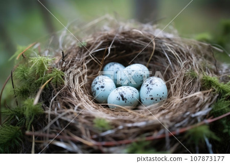 Hidden Treasures: Eggs in a Natural Haven 107873177