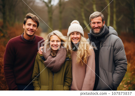 Happy Family Adventure in the Forest Happy Family Adventure in the Forest 107873837