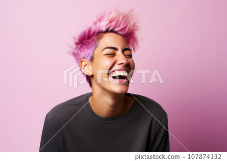Carefree Laughter of a Non-binary Individual 107874132