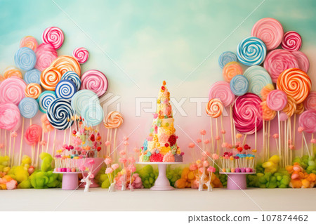 Sweet Fantasy: Lollipop Trees and Gumdrops Galore Sweet Fantasy: Lollipop Trees and Gumdrops Galore 107874462