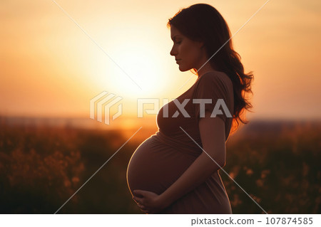 Sunset Embrace: Expecting the Miracle 107874585
