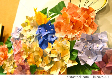 摺紙繡球花 107875005