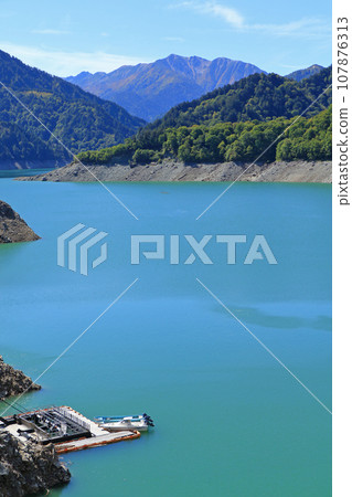 Akaushidake seen from Kurobe Dam 107876313