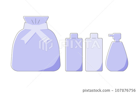 Hair care gift illustration Hair care gift illustration 107876756