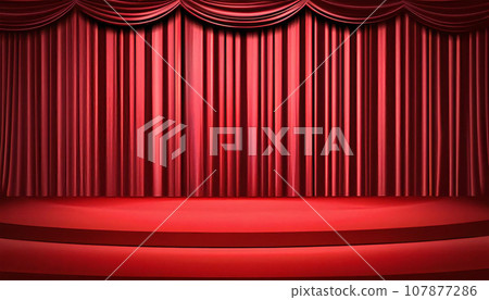 red curtain red curtain red curtain red curtain 107877286