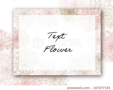 Peony bouquet background frame material nudie Peony bouquet background frame material nudie 107877385