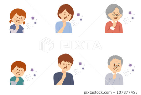 各代咳嗽的插圖 107877455