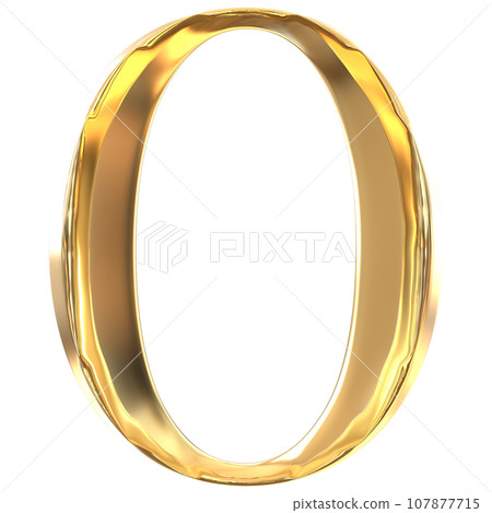 number anniversary gold 3d render number anniversary gold 3d render 107877715