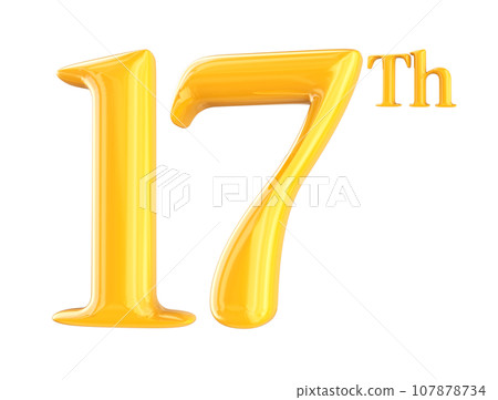 Number 3D Render Number 3D Render 107878734