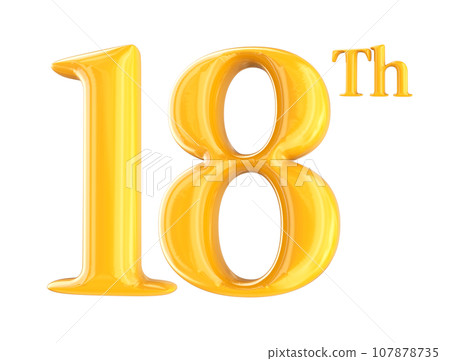 Number 3D Render Number 3D Render 107878735