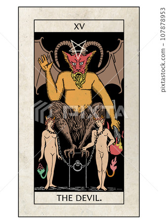 Rider Tarot 15 Major Arcana Devil 107878953