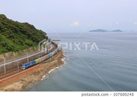 [JR貨運]瀨戶內海及EF210系列300系列（山陽本線：神代～大畑） 107880248