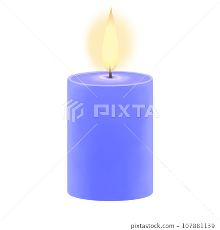 Realistic candle illustration 107881139