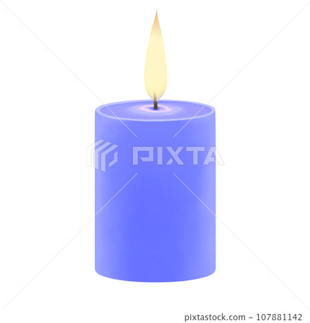 Realistic candle illustration Realistic candle illustration 107881142