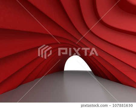 螺旋隧道的 3D 插圖 螺旋隧道的 3D 插圖 107881630