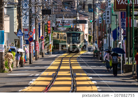 [神奈川縣]江之電貫穿的越越商店街 107882755