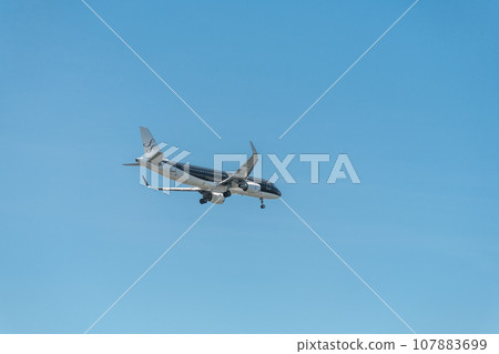 【Starflyer飛機準備從城南島海濱公園上空降落】 【Starflyer飛機準備從城南島海濱公園上空降落】 107883699