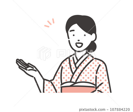 女房東指導的向量圖素材/Nakai/招待 女房東指導的向量圖素材/Nakai/招待 107884220