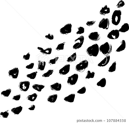 Grunge Ink Dry Brush Abstract Texture Grunge Ink Dry Brush Abstract Texture 107884338