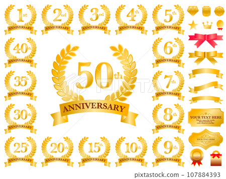 50th anniversary and material set 107884393