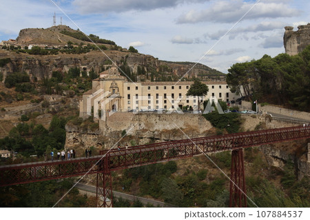 Parador in the old Convent of St Paul in town of Cuenca 107884537