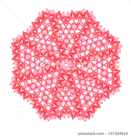 Colorful abstract mandala Colorful abstract mandala 107884626