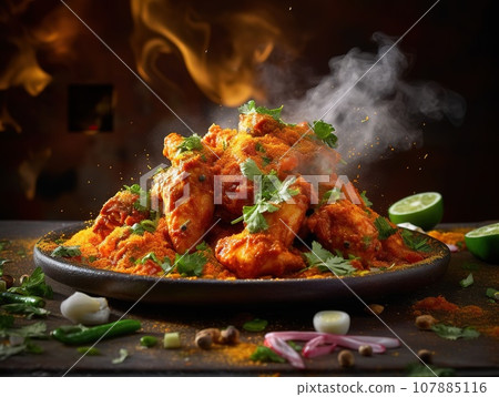 Very delicious and appetizing foods with blurred background Very delicious and appetizing foods with blurred background 107885116