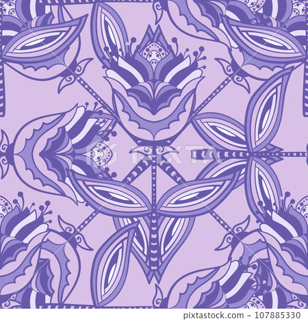 Seamless floral pattern. Seamless floral pattern. 107885330