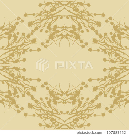 Seamless herbal pattern  Seamless herbal pattern  107885332
