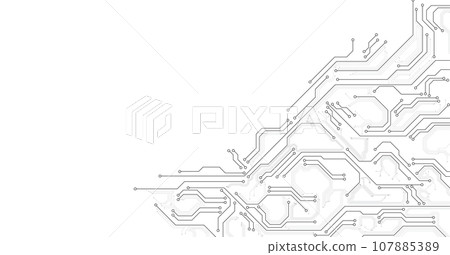 Technology black circuit diagram. 107885389