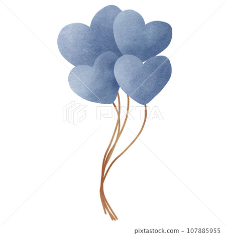 Heart balloons for birthday decorations and various festivals Heart balloons for birthday decorations and various festivals 107885955