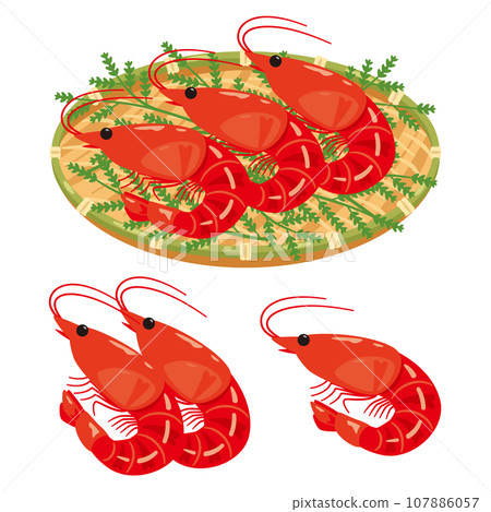shrimp in a colander 107886057