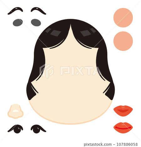 Fukuwarai Okame Set Fukuwarai Okame Set 107886058