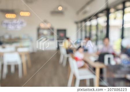 cafe restaurant interior blur for background cafe restaurant interior blur for background 107886223