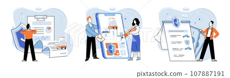 Insurance for car, property, travel, accident, life, medical. Healthcare, finance, and medical service are intertwined in todays economy Assurance protection requires careful consideration of risks Insurance for car, property, travel, accident, life, medical. Healthcare, finance, and medical service are intertwined in todays economy Assurance protection requires careful consideration of risks 107887191