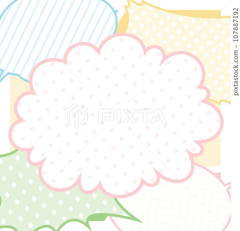 Background material _ cartoon _ colorful 107887192