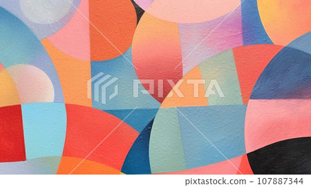 Colorful abstrack paint background Colorful abstrack paint background 107887344