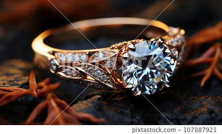 Diamond ring Diamond ring 107887921