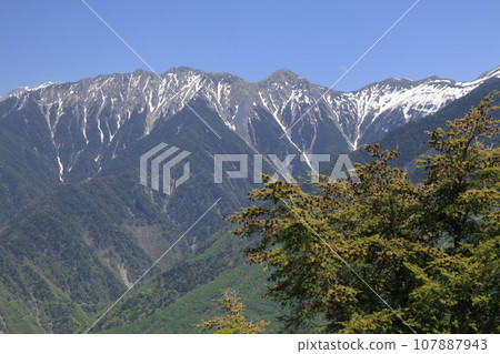 從白索高原眺望南阿爾卑斯山 107887943