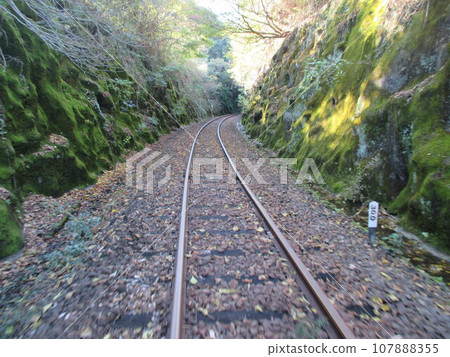 A view of the tracks of the Kumagawa Railway, which was severely damaged by heavy rain in July 2020. A view of the tracks of the Kumagawa Railway, which was severely damaged by heavy rain in July 2020. 107888355