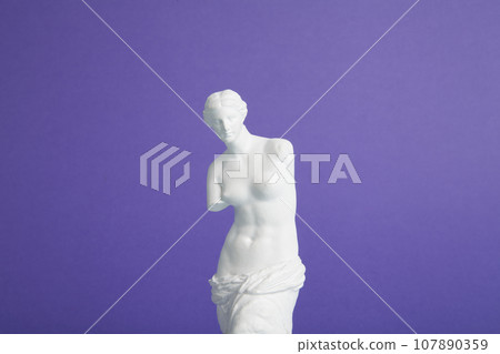 Milo's venus surrounded by confetti 107890359