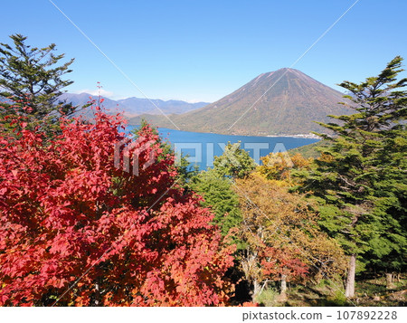 秋天的奧日光：男體山與中禪寺湖風景 107892228