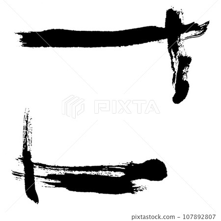 Brush background line line brackets angle brackets border border cross accent 107892807