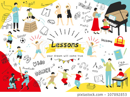 孩子們享受課程 107892853