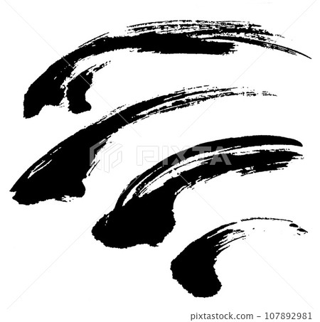 Brush background curve wavy line momentum splash Brush background curve wavy line momentum splash 107892981