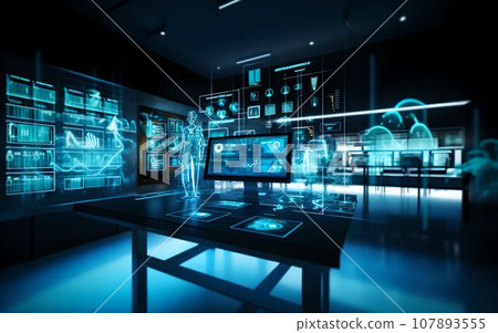 Cyberspace [AI image] 107893555
