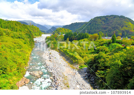 View towards Hongu Sabo Dam (Toyama City, Toyama Prefecture) [2023.10] 107893914
