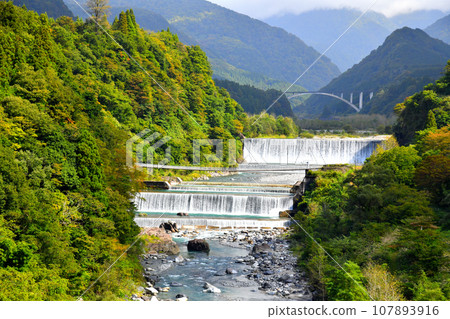 View towards Hongu Sabo Dam (Toyama City, Toyama Prefecture) [2023.10] 107893916