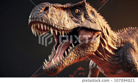 Dinosaur Tyrannosaurus background material Dinosaur Tyrannosaurus background material 107894821