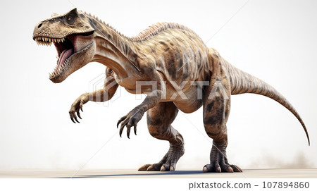 恐龍暴龍白色背景 恐龍暴龍白色背景 107894860